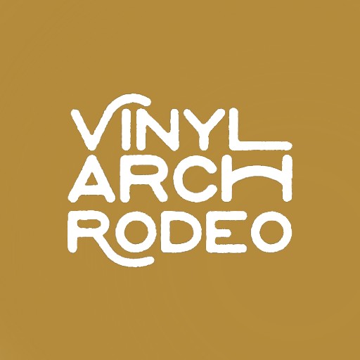 Vinyl Arch Rodeo - Logo Gold / White